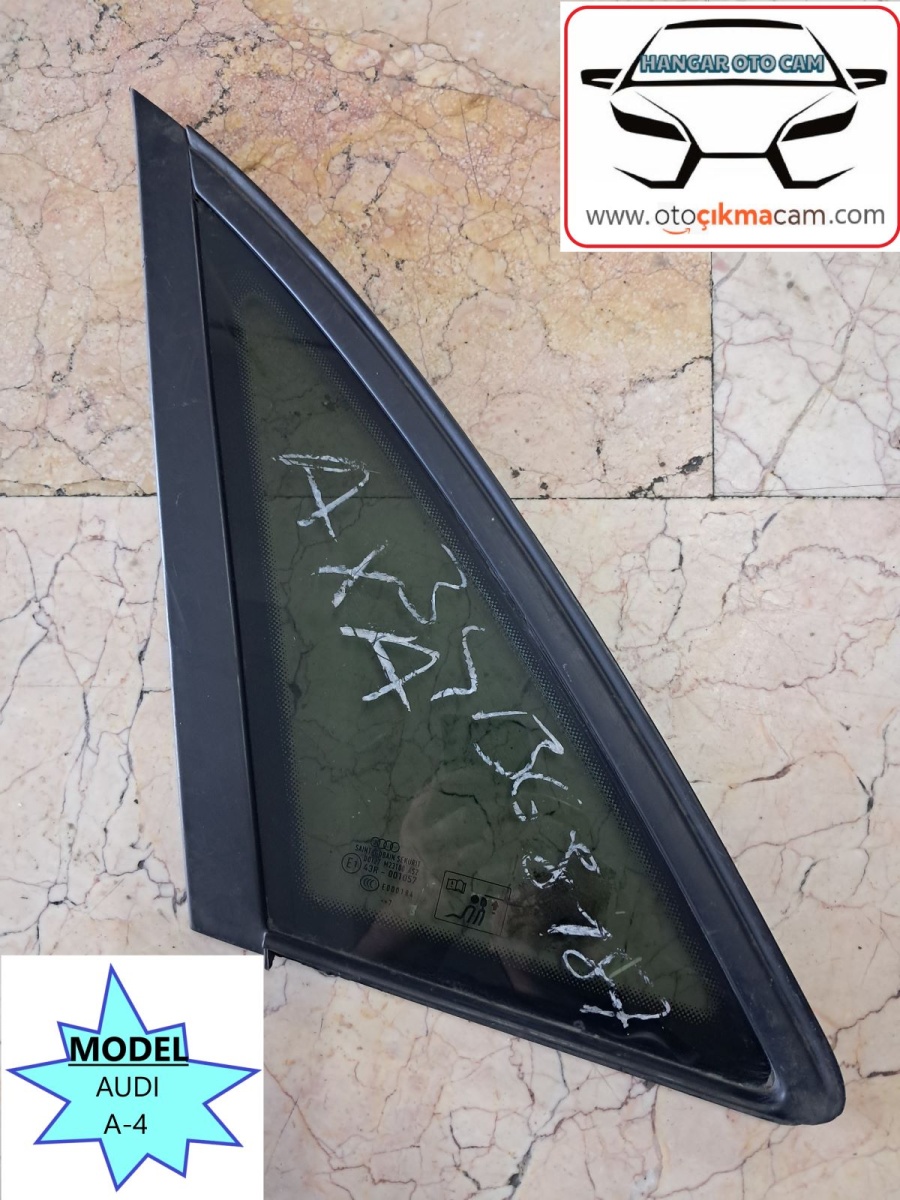 Audi A-4  Sol Arka Kelebek Camı