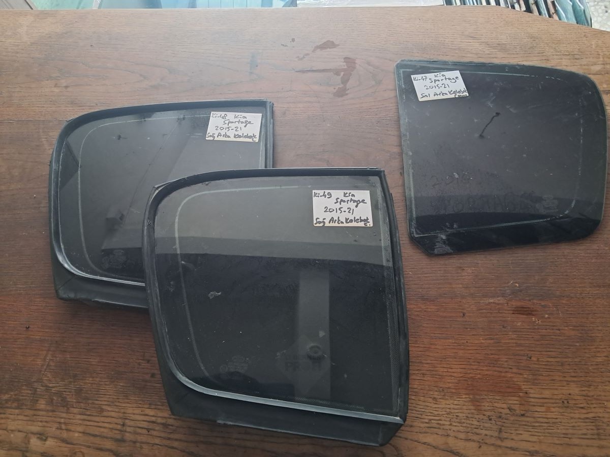 Kia 	Sportage	Sağ Arka Kelebek Camı	2015-2021	(Stok Kodu:	Ki-48)