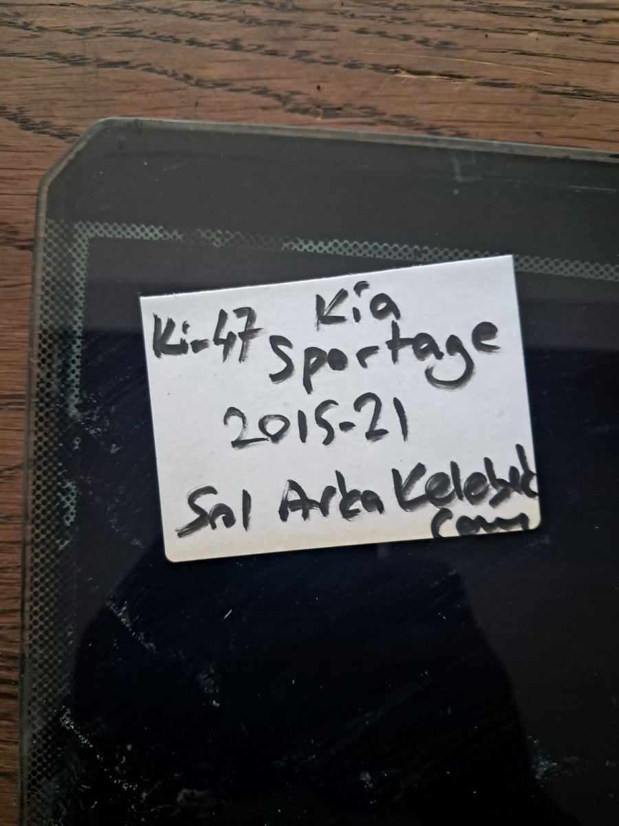Kia 	Sportage	Sol Arka Kelebek Camı	2015-2021	(Stok Kodu:	Ki-47)