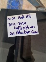 Audi	A-3	Sol Arka Kapı Camı	2012-2020	(Stok Kodu:	Au-30)