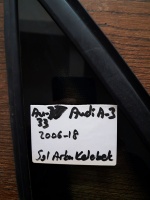 Audi	A-3	Sol Arka Kelebek Camı 	2006-2018	(Stok Kodu:	Au-33)