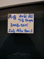 Audi	A-5	Sağ Arka Yan Sabit Camı 	2008-2015	(Stok Kodu:	Au-53)