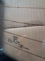 Audi	A-6	Arka Cam Rzt.	1998-2004	(Stok Kodu:	Au-25)