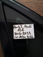 Audi	A-6	Sol Arka Kelebek Camı 	2019-2022	(Stok Kodu:	Au-43)