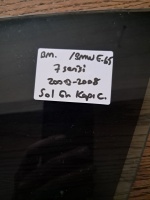 BMW	E-65	2000-2008	Sol Ön Kapı Camı	(Stok Kodu:	Bm-7)