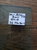 BMW	F-10	2010-2016	Sağ Arka Kapı Camı	(Stok Kodu:	Bm-36)