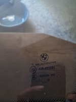 BMW	F-36 / F-32	2014-2020	Sağ Arka Kelebek Camı 	(Stok Kodu:	Bm-15)