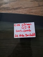 Citroen	C-2 	Sol Arka Yan Sabit 	2003-2006	(Stok Kodu:	Ci-116)