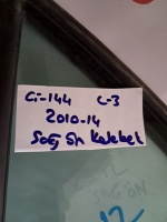 Citroen C-3 2010-2014 Sağ Ön Kelebek Camı (Stok Kodu: Ci-144)