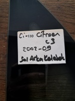 Citroen	C-3	Sol Arka Kelebek Camı	2002-2009	(Stok Kodu:	Ci-110)
