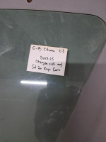 Citroen	C-3	Sol Ön Kapı Camı	2009-	(Stok Kodu:	Ci-50)