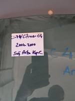 Citroen 	C-4	Sağ Arka Kapı Camı	2004-2010	(Stok Kodu:	Ci-76)