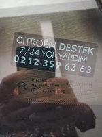 Citroen 	C-4 	Sol Arka Kelebek Camı	2010-2018	(Stok Kodu:	Ci-84)