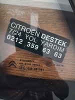 Citroen 	C-4 	Sol Arka Kelebek Camı	2010-2018	(Stok Kodu:	Ci-85)