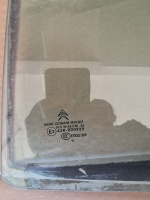 Citroen 	C-5 	Sol Arka Kapı Camı	2001-2008	(Stok Kodu:	Ci-70)