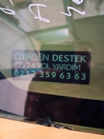 Citroen	DS-5	Sol Arka Kelebek Camı 	2012	(Stok Kodu:	Ci-29)