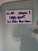 Citroen Xsara-1 1997-2005 Sol Arka Kapı Camı (Stok Kodu: Ci-141)
