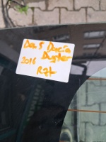Dacia	Duster	Arka Cam Rzt.	2016	(Stok Kodu:	Da-5)