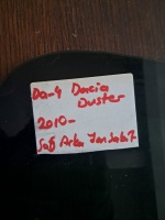 Dacia	Duster	Sağ Arka Yan Sabit	2010-	(Stok Kodu:	Da-4)