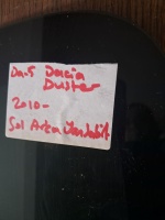 Dacia	Duster	Sol Arka Yan Sabit	2010-	(Stok Kodu:	Da-5)