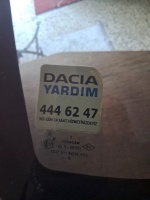 Dacia	Duster	Sol Arka Yan Sabit	2010-	(Stok Kodu:	Da-5)