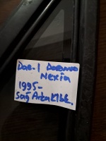 Daewoo	Nexia	Sağ Arka Kelebek Camı	1995-	(Stok Kodu:	Dae-1)