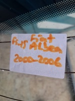 Fiat	Albea	2000-2006	Arka Cam Rzt	(Stok Kodu:	Fi-15)