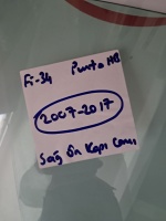 Fiat Punto HB 2007-2017 Sağ Ön Kapı Camı (Stok Kodu: Fi-34)