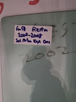 Ford Fiesta 2002-2008 Sol Arka Kapı Camı (Stok Kodu: Fo-58)