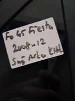Ford	Fiesta 	Sağ Arka Kelebek Camı	2008-2012	(Stok Kodu:	Fo-45)