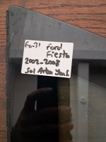 Ford	Fiesta 	Sol Arka Yan Sabit Camı	2002-2008	(Stok Kodu:	Fo-31)