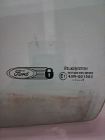 Ford	Fiesta	Sol Ön Kapı Camı	2004-2008	(Stok Kodu:	Fo-48)