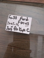 Ford	Focus 	Sağ Ön Kapı Camı	2005-2014	(Stok Kodu:	Fo-32)