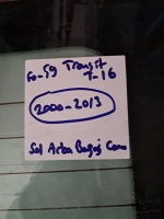 Ford Transit T-16 2000-2013 Sol Arka Bagaj Camı (Stok Kodu: Fo-59)