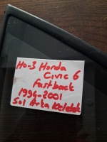 Honda Civic 6 Fastback Sol Arka Kelebek 1994-01 (Stok Kodu:Ho-3)