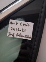 Honda	Civic	Sağ Arka Kelebek Camı	2016-2021	(Stok Kodu:	Ho-7)