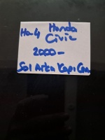 Honda	Civic	Sol Arka Kapı Camı	2000-	(Stok Kodu:	Ho-4)