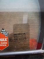 Honda Civic Sol Arka Kelebek Camı 1996-2000 (Stok Kodu: Ho-4)