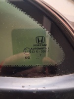 Honda	Civic	Sol Arka Kelebek Camı	2016-2021	(Stok Kodu:	Ho-6)