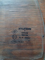 Hyundai	 Accent	1994-1999	Sol Arka Kelebek Camı	(Stok Kodu:	Hy-63)