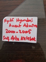 Hyundai	Accent Admire	2000-2005	Sağ Arka Kelebek Camı	(Stok Kodu:	Hy-65)