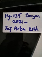 Hyundai Bayon 2021- Sağ Arka Kelebek Camı (Stok Kodu:  Hy-125)
