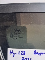 Hyundai Bayon 2021- Sağ Arka Kelebek Camı (Stok Kodu: Hy-128)