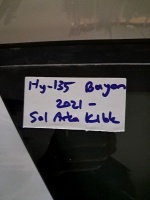 Hyundai Bayon 2021- Sol Arka Kelebek Camı (Stok Kodu:  Hy-135)