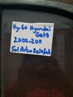 Hyundai 	Getz	2002-2011	Sol Arka Kelebek Camı	(Stok Kodu:	Hy-60)