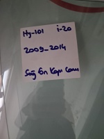 Hyundai i-20 2009-2014 Sağ Ön Kapı Cam (Stok Kodu: Hy-101)