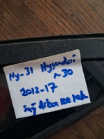 Hyundai 	i-30	2012-2017	Sağ Arka Kelebek Camı	(Stok Kodu:	Hy-31)