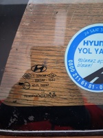 Hyundai	  Matrix	2001-2010	Sağ Arka Kelebek Camı	(Stok Kodu:	Hy-45)