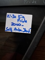 Kia 	Pride	Sağ Arka Kelebek Camı	2000-	(Stok Kodu:	Ki-30)