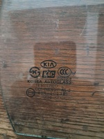 Kia 	Rio	Sağ Arka Kelebek Camı	2000-2007	(Stok Kodu:	Ki-44)